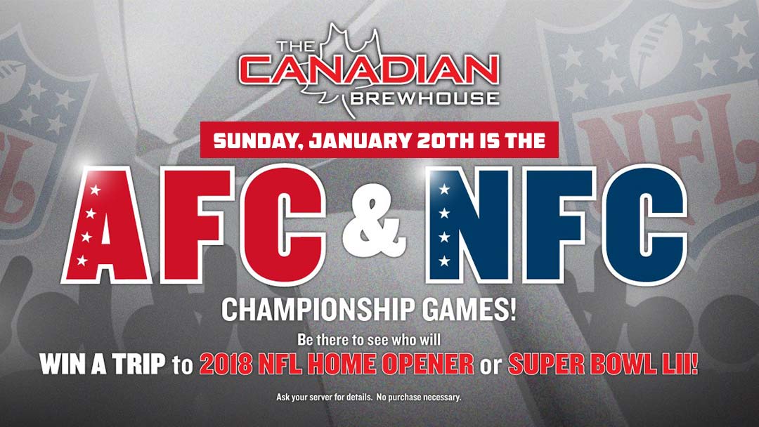 AFC & NFC Championship Action!