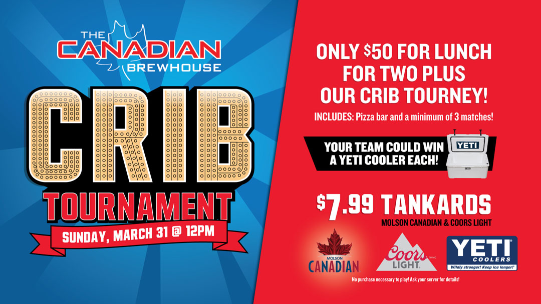 Crib Tournaments The Canadian Brewhouse