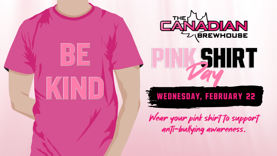 Pink Shirt Day 2023  The Canadian Brewhouse